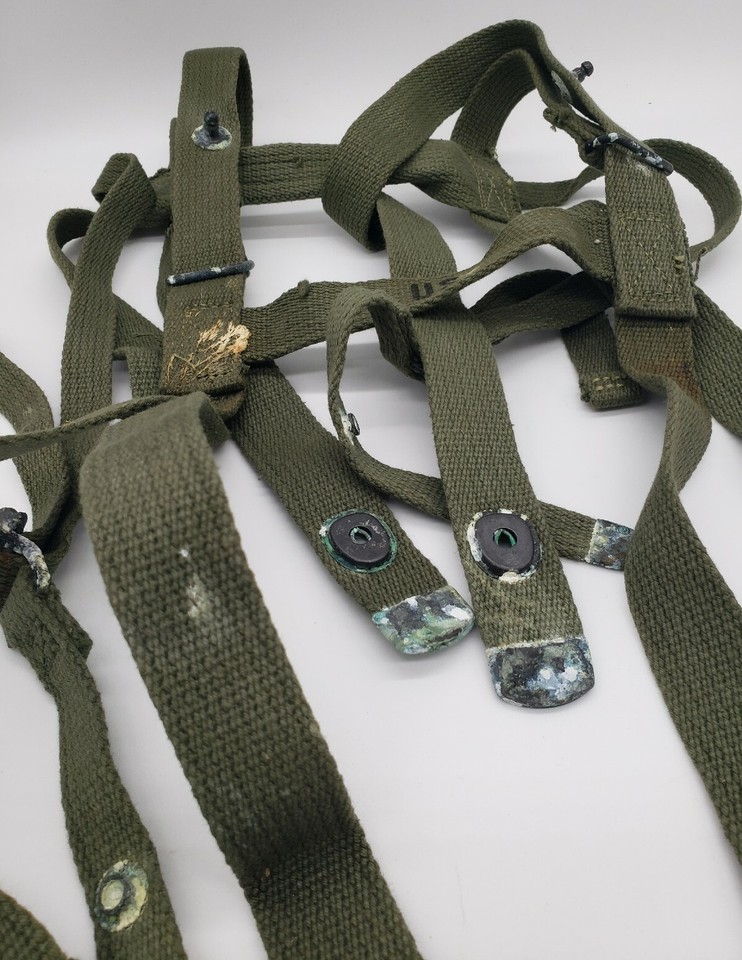 1962 US Military M-1956 Sleeping Bag Carrier Strap Assembly Vietnam War ...