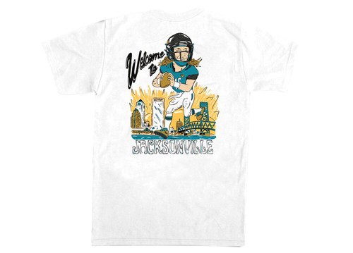 Old Row Jacksonville Jesus Adult Unisex Short Sleeve Pocket T-shirt