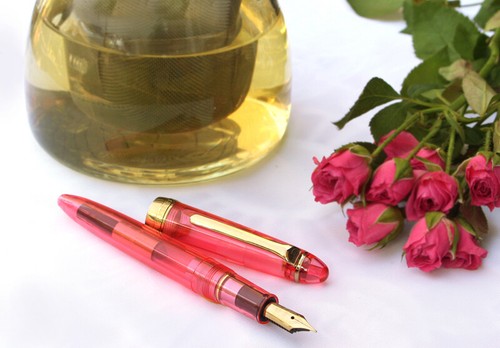 WANCHER × SAILOR 11-9721 size F Fountain pen " Inca Rose " Limited edition - Picture 4 of 7