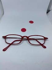 EYEGLASSES FRAME 253 red integrated spring hing frame only