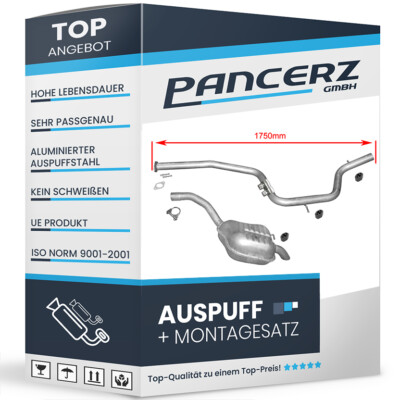 Auspuffanlage für Ford Galaxy II und Mondeo Mk4 S-Max I 2.0 TDCI EURO 4 mit DPF