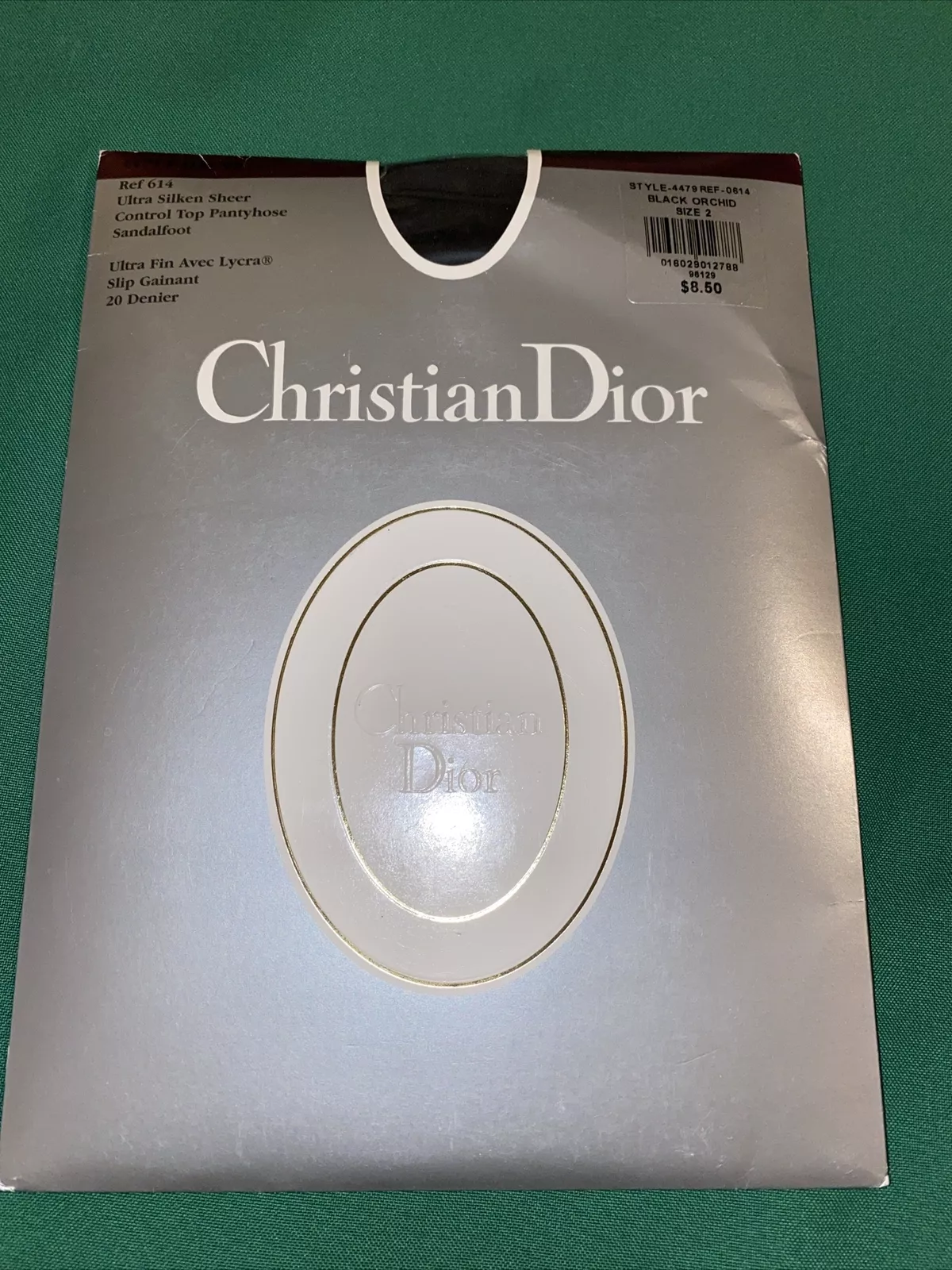 EXCELLENT ÉTAT. Haut de contrôle noir Christian Dior Ultra Silken Sheer 4479 L'allure taille 2