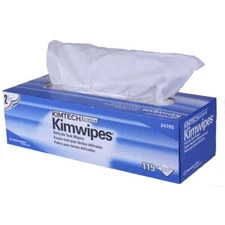 Kimberly Clark KCC34705 Kimwipe Disposable Wipers 119 Count 12x12 Inch 2 Ply