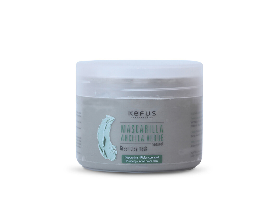MASCARILLA ARCILLA VERDE 250 ml KEFUS