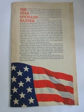 Vintage Esso Oil Star Spangled Banner music booklet