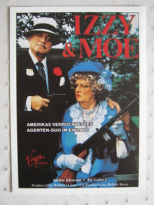Filmplakatkarte  videoplus  Izzy & Moe  Jackie Gleason, Art Carney,C.Harris