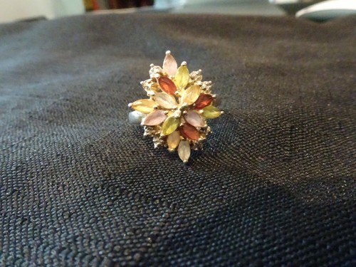 #700-ANELLO VINTAGE IN ARGENTO STERLING-925--MISURA 8 -- - Foto 5 di 14