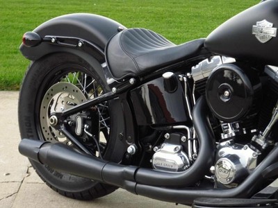 Thunderheader Black 2 Into 1 Exhaust Pipe Full System 2007-2011 Harley  Softail | eBay