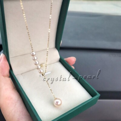 Stunning 18'' AAA+ south sea NATURAL white  PEARL NECKLACE 14K