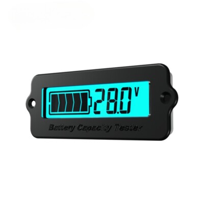 12V24V36V48V Acid Lead Lithium Battery Monitor Capacity Charge Test Meter Blue