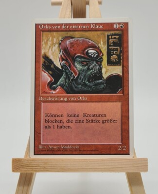 Orks von der eisernen Klaue 4. Edition  Magic Karte MTG Deutsch (Ironclaw Orcs) 