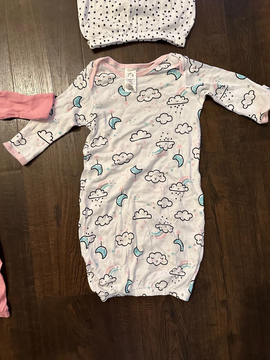 Baby Girl Clothes Gerber Lot of 4 pcs 0 6 Months Sleep Sack