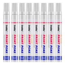 Permanent Paint Markers 8 Packs Waterproof Oil Based Medium Tip Quick Drying ...