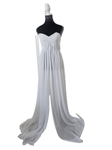 PinkBlush Maternity Chiffon Dress Medium | eBay