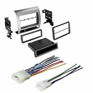 Car Stereo Radio install Dash Kit & Wire Harness for 2005-2011 Toyota Tacoma
