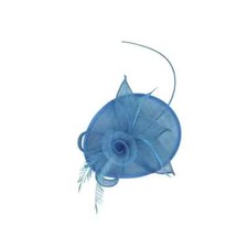 Women Sinamay Flower Fascinator Headband Clip Wedding Hat Ladies Day Royal Ascot