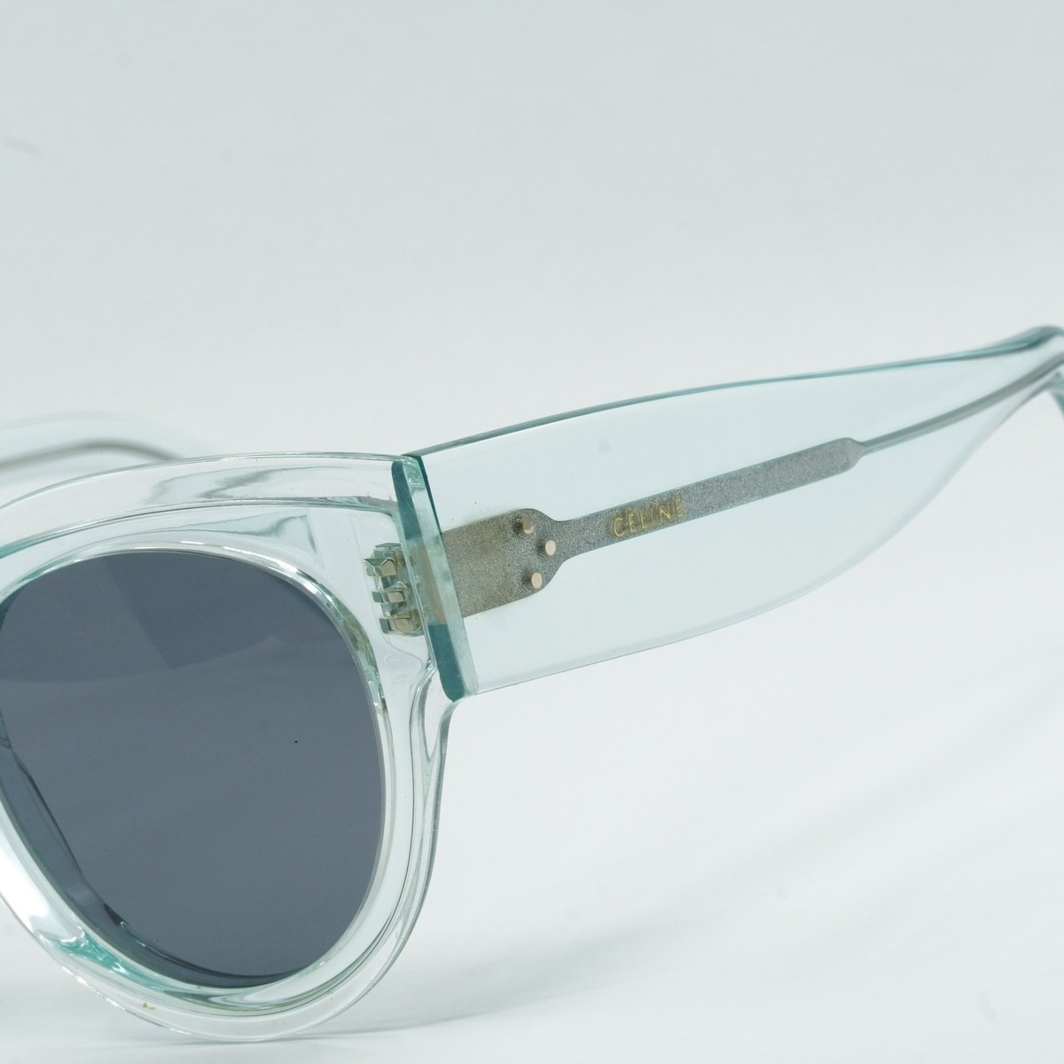 Celine Celine CL40008I Crystal Powder Blue SMALL CRYSTAL POUCH IN LAMBSKIN - ULTRA BLUE | CELINE main image 4