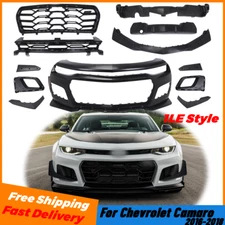 For 2016-2018 Chevrolet Camaro 1LE style full Front Bumper Cover w/ Lip & Grille