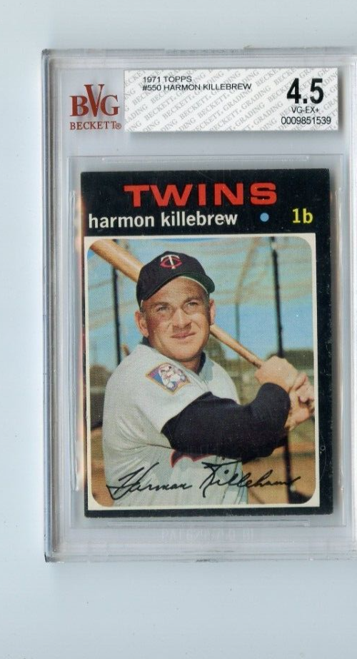 1971 Topps Harmon Killebrew #550 Baseball Card