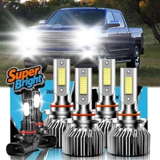 For Chevy Silverado 3500 2003-2006 Front LED Headlight Bulb Hi Lo Beam+Fog Light