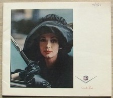 Brochure vendita CADILLAC gamma USA 1963 convertibile Fleetwood berlina de Ville