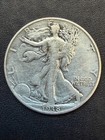 1938  Philadelphia  Mint Silver Liberty Walking Half Dollar  lot # 2225. — photo 1