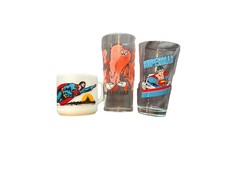 VTG Glasses, 1971 Superman Mug, Superman Glass, Gossamer - See Description