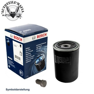 Bosch Ölfilter + Ölablassschraube für Toyota Auris Corolla Prius Yaris