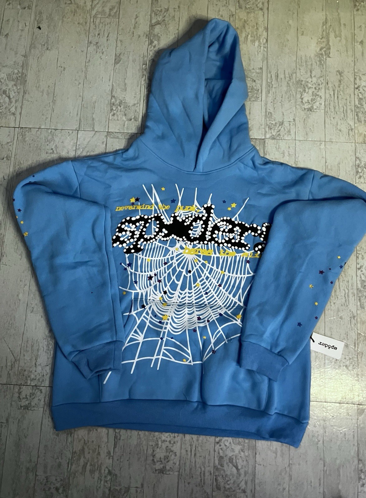 Blue Spider Hoodie (Size Large) BRAND NEW