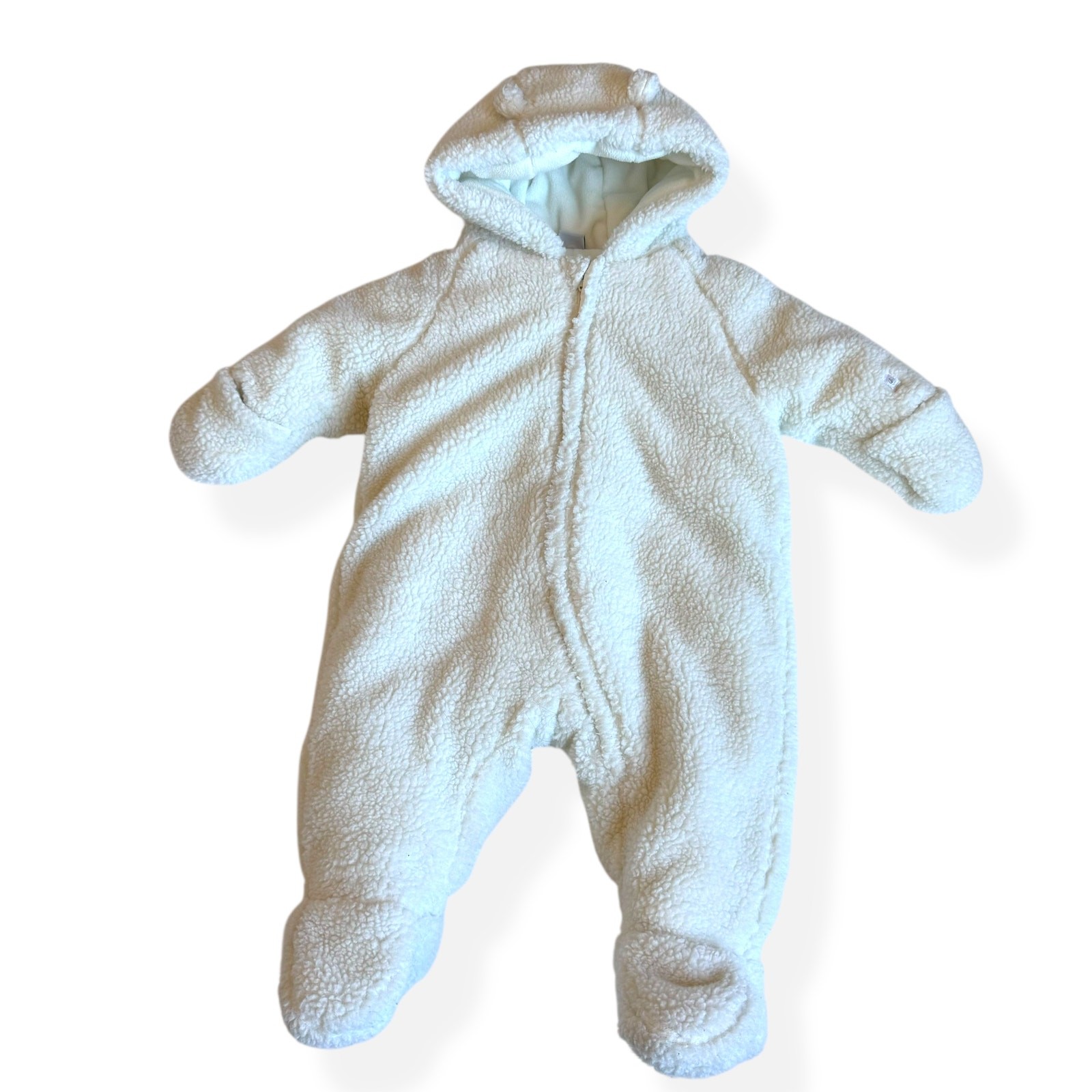 Petit Bateau Baby Sherpa Snowsuit With Ears 12 Months