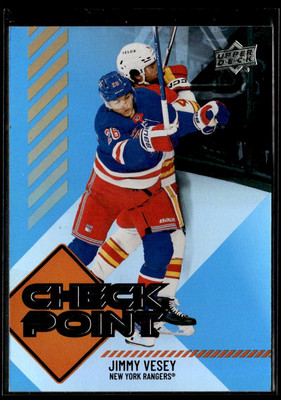 2024-25 Upper Deck Series 1 Check Point Jimmy Vesey #CP-19