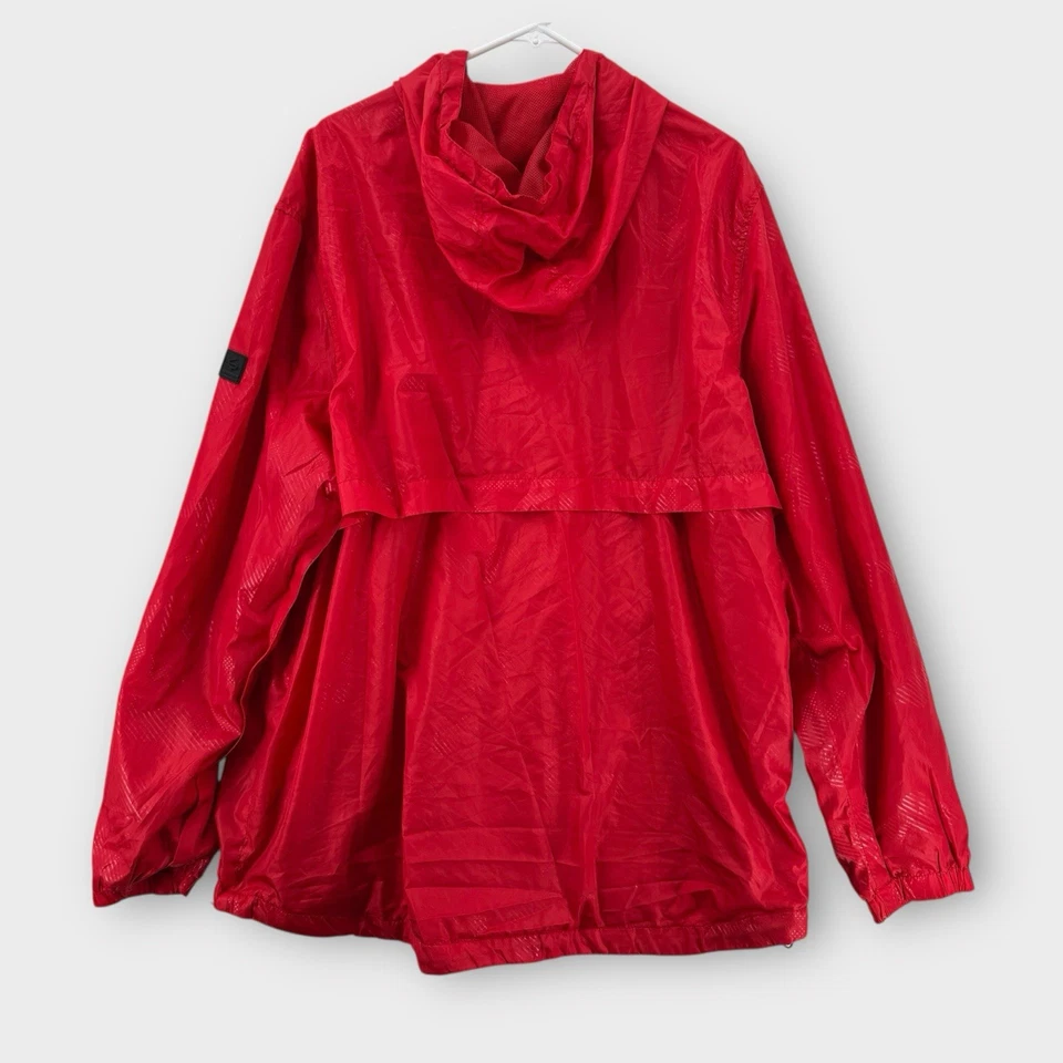 Куртка ветровка Southpole мужская 3XL красная легкая уличная одежда с капюшоном сетка - Изображение 2 из 4