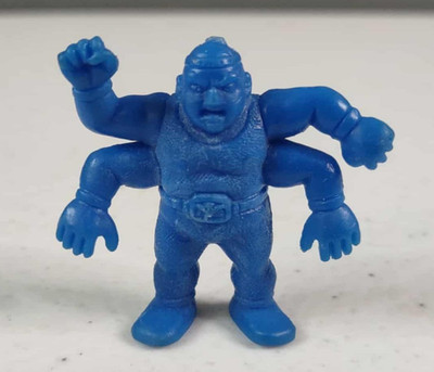 Vintage Mattel M.U.S.C.L.E. Men Kinnikuman Ashuraman Samson 077 Blue Mini Figure