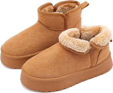 Stivali Donna Invernali Classic Platform Alla Moda Scarpe Da Neve, Impermeabile 