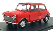 Mitica 1/18 Scale 205004-D - 1968 Innocenti Mini Cooper MK2 - Red/Black