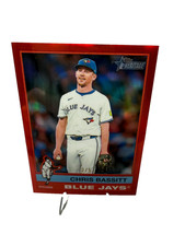 Chris Bassitt 2025 Topps Heritage High Number Chrome Red  Refractor /5 #476