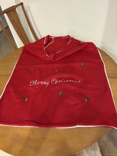 Jumbo Embroidered Felt Santa Sack Costume / Present Bag Drawstring 40" x 30"