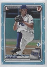 2020 Bowman Draft 1st Edition Sky Blue Foil Hunter Barnhart #BD-66 fm0