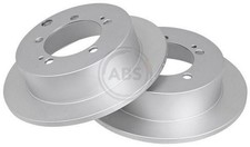 2x A.B.S. Coated Bremsscheiben Hinten für MITSUBISHI Outlander II SUV (CWW)