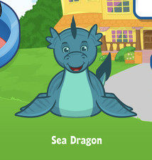 Webkinz Classic Sea Dragon Virtual Adoption Code Only Messaged