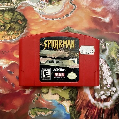 Spider Man N64 Nintendo 64 Cartridge Only Authentic Tested Spiderman