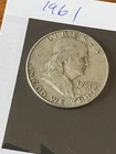 franklin half dollar1961 D
