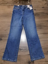 NWT GOOD AMERICAN Always Fits Good Curve Straight Jeans in Indigo