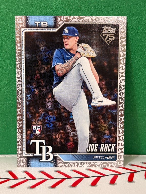 Topps 2026 Series 1 FL Parallel Rookie Joe Rock Tampa Bay Rays #134