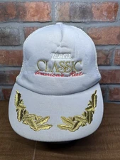 Vintage Zebco Classic America’s Reel Fishing Silver USA Made Mesh Snapback Hat