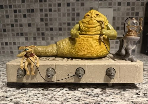 Vintage 1983 Star Wars Jabba the Hutt Throne Room Playset- 100% Complete Kenner