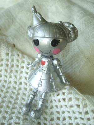 3'' Lalaloopsy Tinny Ticker Mini Figure Silver Tin Man Wizard of Oz MGA 3 Inch