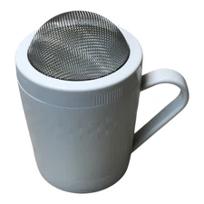 Pampered Chef Flour Cinnamon Powdered Sugar Shaker NO Lid #1695 Metal Sifter