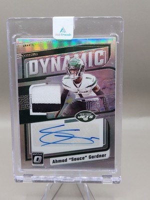 2023 Donruss Optic Ahmad ''Sauce'' Gardner  Auto-Patch holo /25