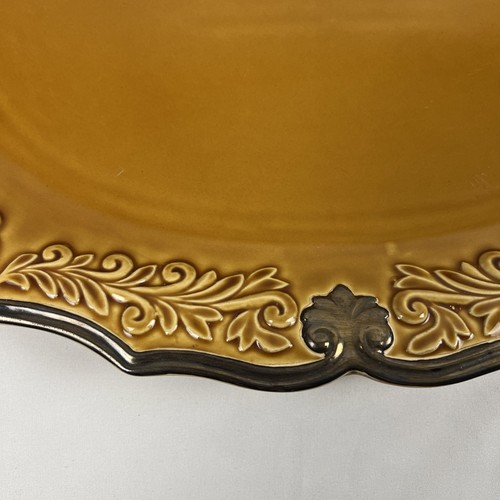 Regency Gold Certified International Serving Platter Oval 18" x 12 Karidesign - Picture 6 of 10